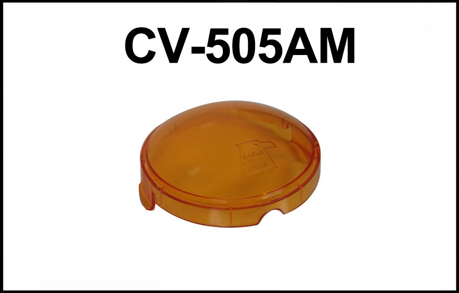 Amber 4" Round Lens Cover