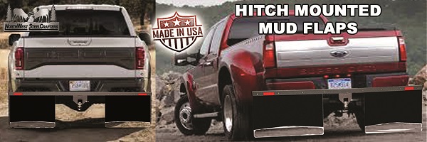 74in Hitch Mounted Mud Flaps (2in)